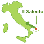 Collocazione del Salento in Italia